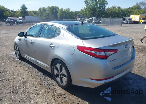 2011 Kia Optima Hybrid Ex из США, поврежденный, VIN KNAGM4AD3B5000878